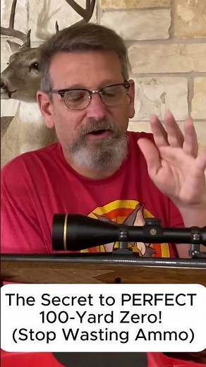The Secret to PERFECT 100-Yard Rifle Zero! (Stop Wasting Ammo)