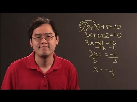 Pre-Algebra Help for Multi-Step Equations : Algebra Lessons