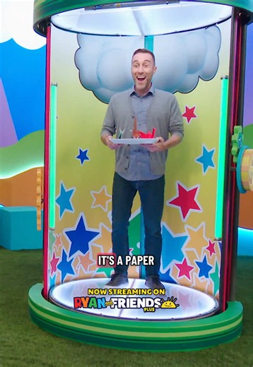 🐉 Ryan learns origami dragons with paper artist Matt! Watch this and more episodes of Ryan's Mystery Playdate, only on Ryan and Friends Plus - Link in bio . In this fun episode, Ryan meets Matt, a talented paper artist who specializes in origami, and shows off some of his coolest creations — including an amazing dragon! 🐲 While Ryan learns the tricks of folding paper into incredible shapes, his dad is being hilariously silly on the side, making dragon sounds and keeping everyone laughing. It’s