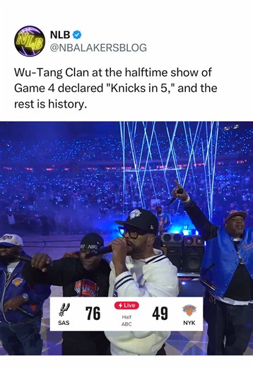 WU-TANG CLAN KNEW ALL ALONG — Knicks Halftime Moment