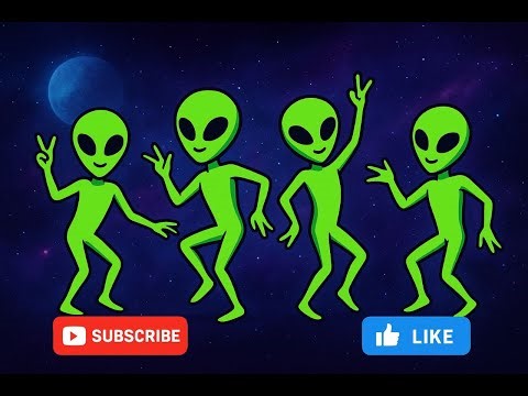 "Funny Alien Dance Party 👽✨ | Viral Space Moves"