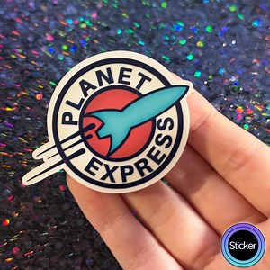 Futurama Sticker: Planet Express Logo - Etsy