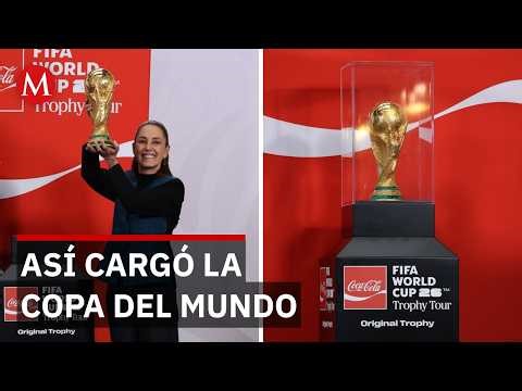 Sheinbaum revela el trofeo del Mundial 2026