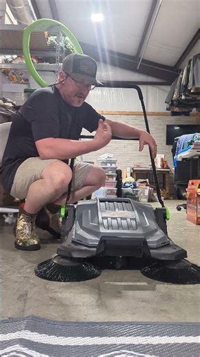 ‪@vevor.official‬ Walk Behind Floor Sweeper or Broom | Garage tools you must buy | Best Tools