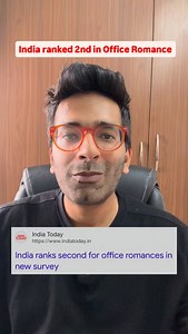 365K views · 4.6K reactions | India ranked 2nd in office romance…Kya aapne office mai kisi ko date kiya hai ya you have standards? Comments mai Babaji ko batao  [office romance, office couples, office love, office crush, colleagues love, relationship with colleagues, office affair, office pyaar, dating a coworker] | Anmol Garg | Facebook