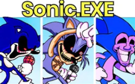 Friday Night Funkin'_ VS Sonic.EXE  开头界面，失败动画 ，Endings