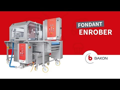 Enrober with fondant | Bakon Food Equipment