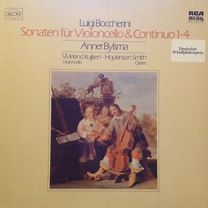 Luigi Boccherini, Anner Bylsma, Wieland Kuijken, Hopkinson Smith - Sonaten Für Violoncello & Continuo 1-4