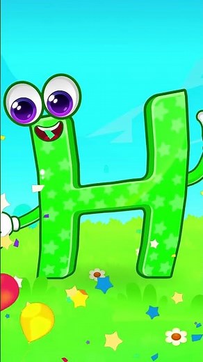 Alphabet Letter H | Quickly Learn Tracing, Phonics Everything About ABC Letter H 🎩🐔🐎 #shorts