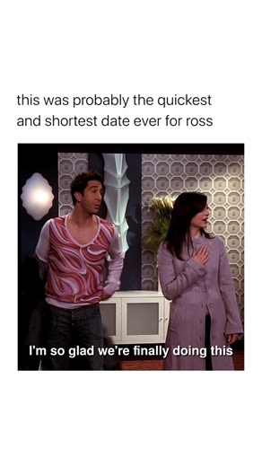 Ross and his date wears same dress. | Friends Addiction