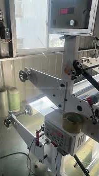 Triangle Bag Side-Sealing Bag Making Machine in Operation | cream bags, candy bags, flower bags,