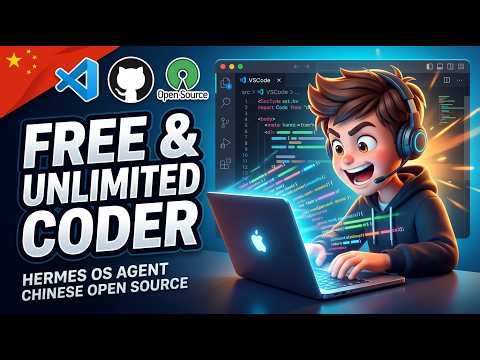 This Chinese Open Source Hermes OS Agent FREE & UNLIMITED Open Source Coding Agent Build & Deploys