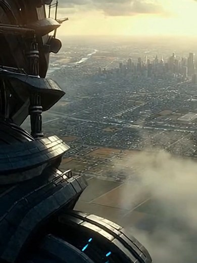 Giant Approaches City in Science Fiction Worldbuilding
