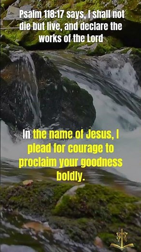 I Shall Not Die, But to Live and Declare God's Glory | Daily Prayer |Magnificent Life Daily Devotion