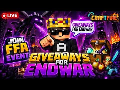 🎁 ENDWAR GIVEAWAYS | Minecraft Live | 24/7 Minecraft SMP #shortsfeed #shortslive #minecraft #live