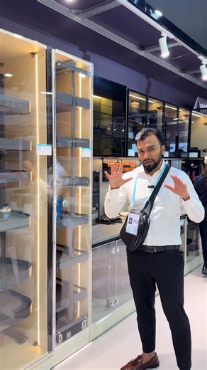 Where automation meets elegance—your kitchen, reimagined. Smart modular design that works as beautifully as it looks.#aestheticinterior #furnituredesign #modularkitchen #duplex #moderndoor