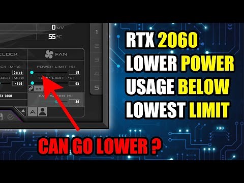 Lowering power below limit for RTX 2060 - Undervolting guide