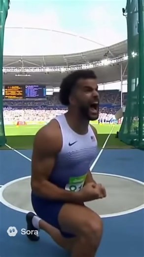 disk throw competition in Olympics