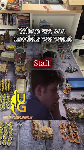 Its the best complaint in the world 🤘🏻 thank you to all our customers. #underworldgamingltd #dublingamestore #warhammerdublin #localgamestore #warhammer