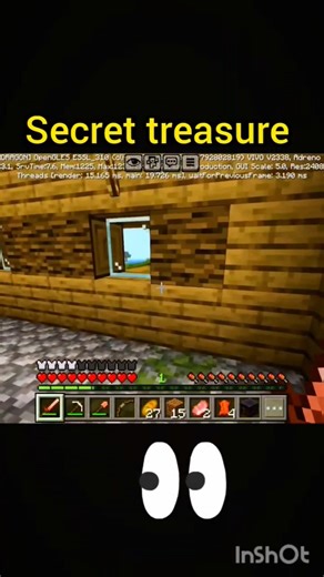 Found the rarest treasure in minecraft #shorts #gaming #minecraft