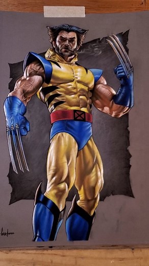 The new #wolverine limited signed prints will be available tomorrow January 19th at 9am Pacific. Only 50 availabe. Link in bio. This was drawn with Stabilo Pastel pencils on Pastelmat. #xmen #marvel #marvelcomics #comicart #comicbooks #comics #sketching #drawing #artoftheday #artofinstagram #artistsoninstagram #coloredpencil #coloredpencils | Artofgarduno