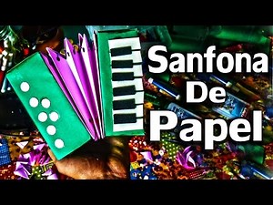 Como Fazer Uma Sanfona de Papel