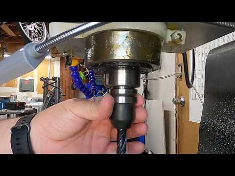 Priest Tools Power Drawbar on Precision Matthews PM-833TV