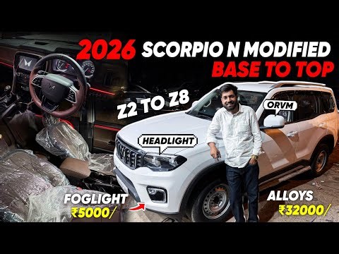 Scorpio n base to top model modification ✅ Scorpio n Genuine Accessories ✅ Scorpio n z2 modified ✅