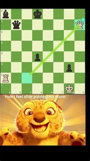 How I feel after playing this move! #chess #kungfupanda