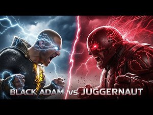 Black Adam vs Juggernaut – Clash of the Unstoppable and the Divine | Epic Power Battle