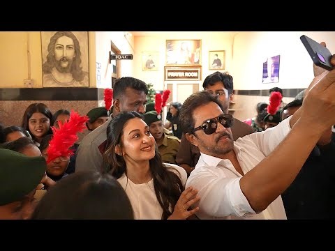 Arjun’s Seetha Payanam Movie St. Francis College visit & Aishwarya Arjun Dance With College Students