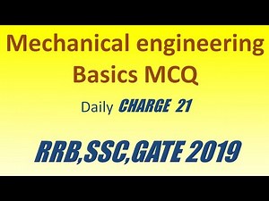 Mechanical engineering MCQ