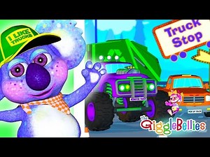Truck Song | Types of Trucks | Nursery Rhymes for Kids | GiggleBellies