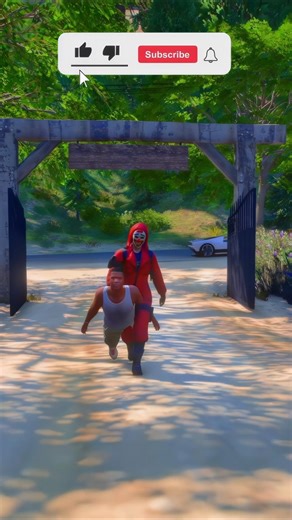 GTA V Red Criminal try to Kill Franklin 😱 #shorts #gta5 #trending