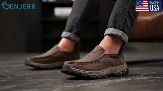 👣 If every step hurts, it’s not your age — it’s your shoes. These handcrafted leather walking boots fix that. ✅ Built-in arch support relieves foot & back pain ✅ Waterproof & breathable full-grain leather ✅ 3 toe-widths for your perfect fit ✅ Slip-on design — no laces, no struggle ✅ Anti-collision toe & shock-absorbing sole Stop living with foot pain. 🔥 45% OFF Today Free Returns — Comfort starts now 👉https://www.stepverve.com/products/last-day-45-off-garbmens-orthopedic-genuine-leather-walki