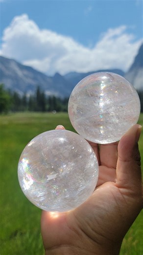 Earth and Fire Alchemy Crystals | Icelandic Spar!!! (aka Optical Calcite) Forever obsessed with the unending rainbows you can find within this special variety of Calcite 🌈... | Instagram