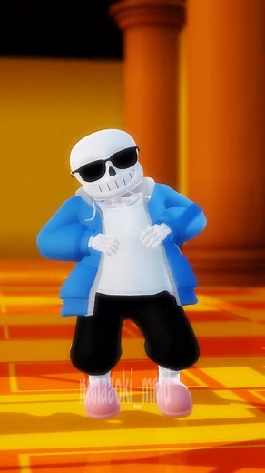 Sans Undertale Dance Animation by Motion-Mei | MMD 3D