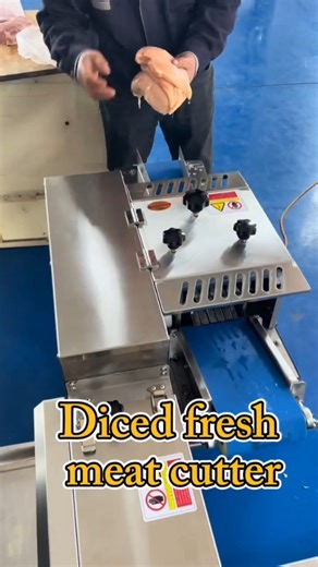 Commercial Fresh Chicken and Beef Cutter Dicer New Condition Meat Dicing and Cube Cutting Machine