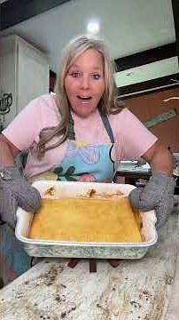 Let’s make three ingredient peach cobbler #peach #cobbler #dessert #easydessertrecipe