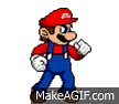 SSB Mario Alternate fire ball throwing sprites on Make a GIF