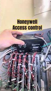 Access control system defective battery #dohaqatar #technical #repair