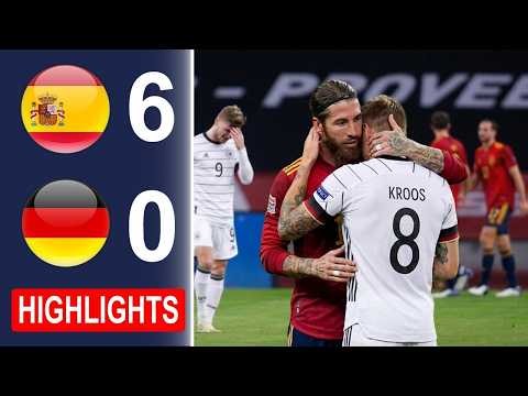 Spain 6-0 Germany 😱 Spain Humiliates Germany | Full Match Highlights & Goals 2026