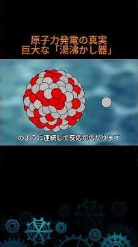 P1 人類最高峰の科学技術である原子力発電も実はただお湯を沸かしているだけという衝撃の事実を解説します #原子力発電 #雑学 #科学 #おもしろ動画
