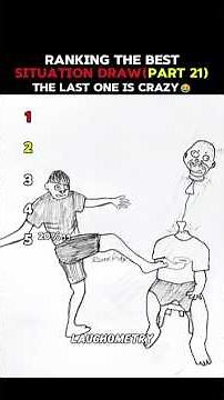Ranking The Best Scribbling Drawings (CRAZY EDITION) 😭 | Part 21 #shorts