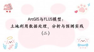ArcGIS与FLUS模型：土地利用数据处理、分析与预测实践（二）