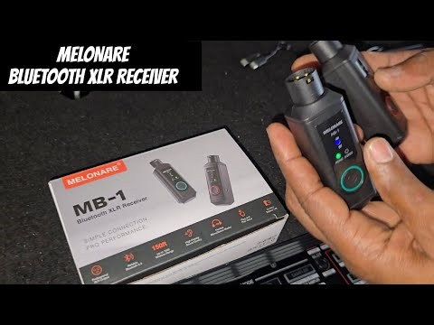 MELONARE BLUETOOTH XLR RECEIVER FOR SOUND SYSTEM SET UP