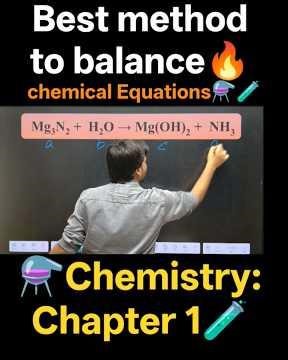 Balancing Chemical Equations in 1 Min ⚡| ABCD Method | Class 10 Science Chapter 1 #chemicalequations