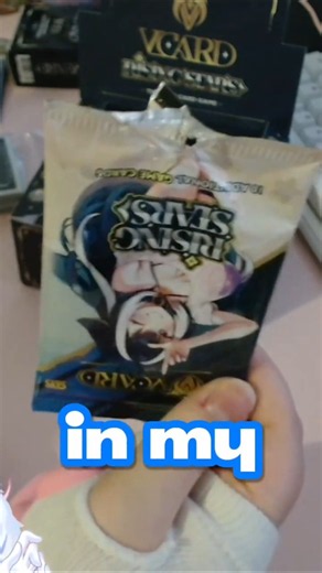 How this VTuber opened this VCard pack... #vtuberclips #memes #shortsfeed