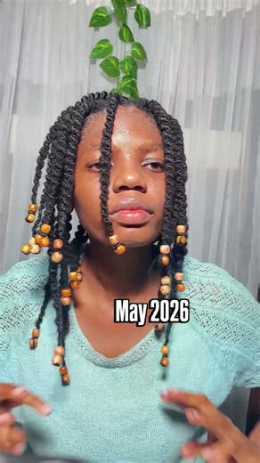 African threading for natural hair Before and After #faketwist