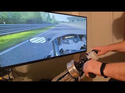 Bike simulator (full rig) VR test 1 - Assetto Corsa